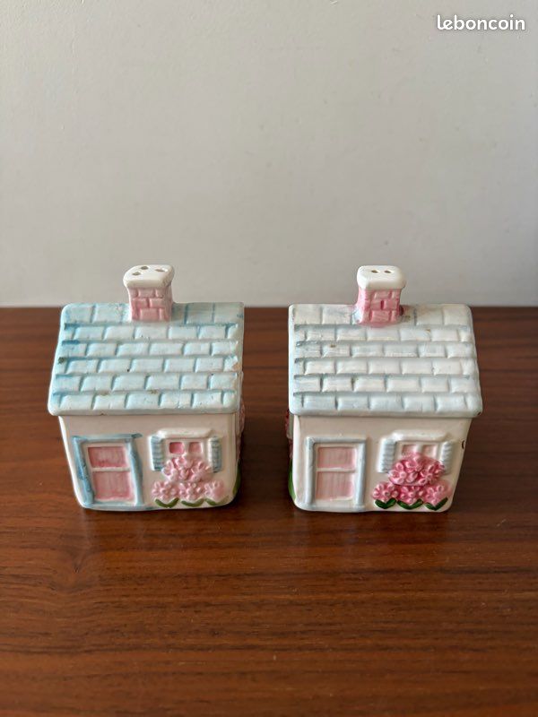 Salière Et Poivrière Vintage Guildart – Métal – Lot D'occasion