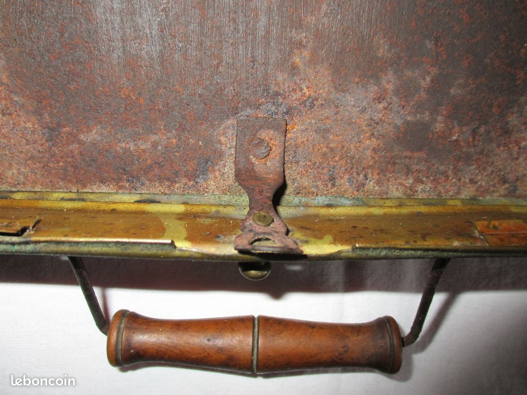 ANCIENNE CHAUFFERETTE CUIVRE Girodon & Montet Lyon Be EUR 8,00 - FR