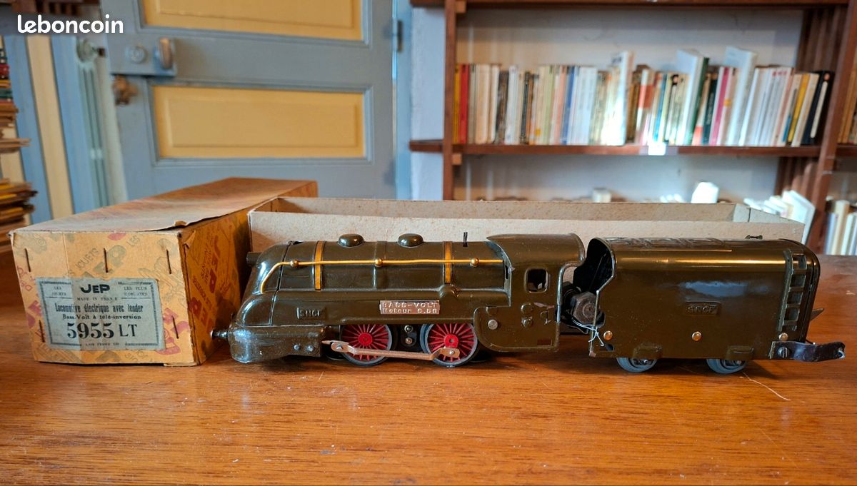 Maquette train électrique JEP France Série 60 wagons rails boîte XXème