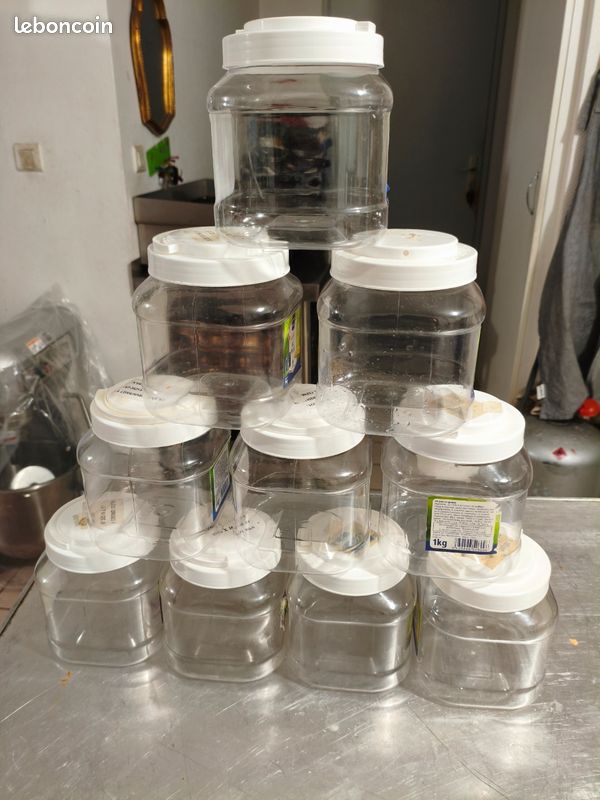 Bocaux plastique 1 kg (image 3)