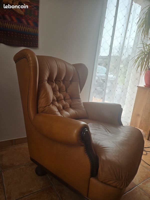 Fauteuil cuir 1 place (image 3)