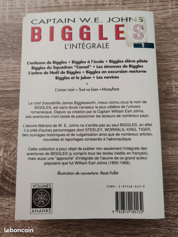 Captain W.E. JOHNS 🌼 Biggles L'intégrale 1 (image 2)