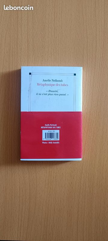 Livre Métaphysique des tubes d'Amélie Nothomb (image 4)
