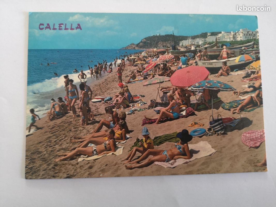 Carte postale calella Espagne de 1986 numéro 4421 (image 1)
