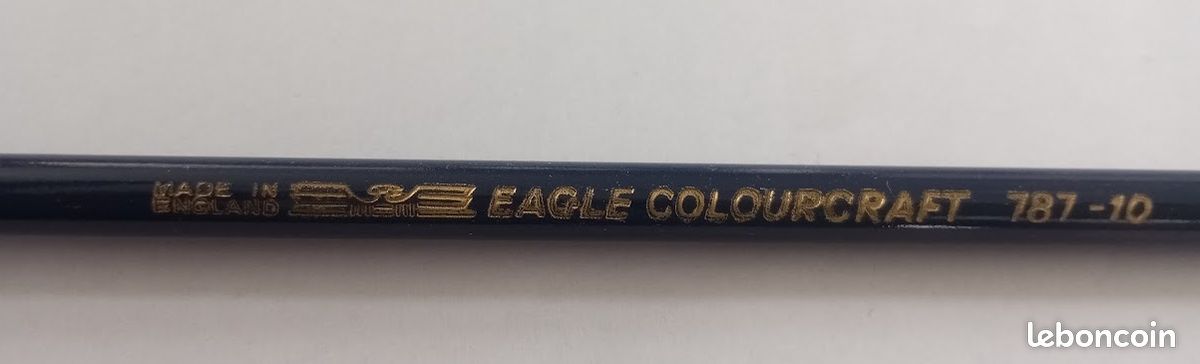 Crayon bleu Eagle Pencils de fabrication anglaise ww2 (image 2)