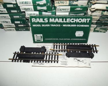 Croisements De Voie HO Jouef TJD Rail Maillechort - Électrique Neuf