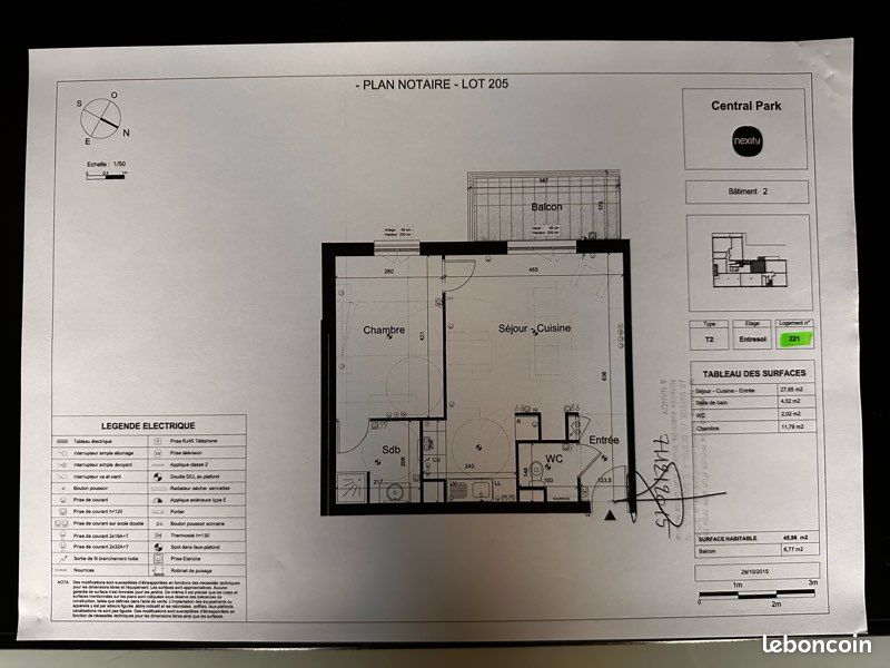 Appartement 2 pièces 46 m² · à Nancy · 46 m² · 720 €/mois