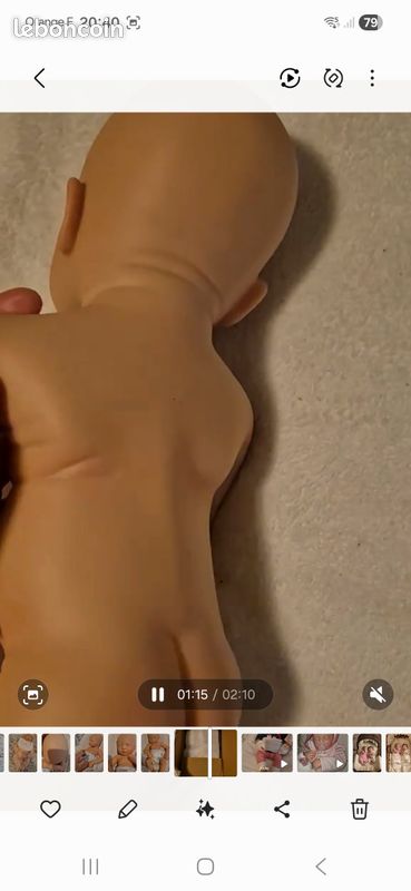 Silicone complet bébé reborn loulou 51 cm (image 10)