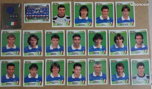 Cartes Football Euro 96 Picsou Magazine - équipe Complète, Jamais Décollées, Collection Vintage