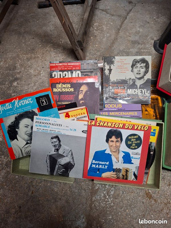Disques 45 tours 4 coffrets accordéon musette (image 6)