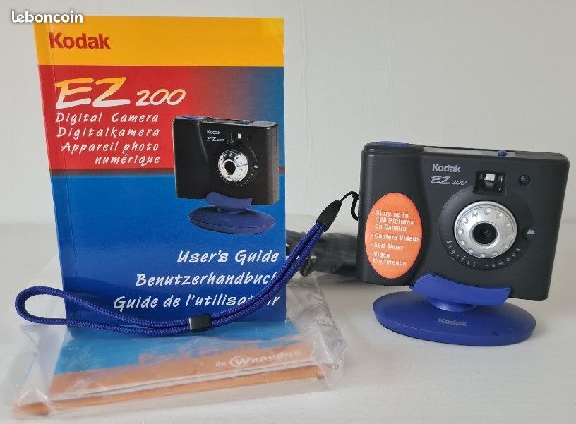 Appareil Photo Vintage KODAK EK200 Complet - Boîte, Notice, Certificat Inclus