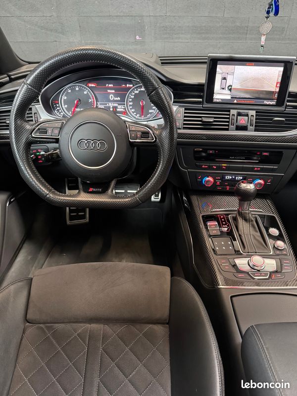Audi RS6 AVANT C7 4.0 V8 TFSI 560CH QUATTRO - FREINS CÉRAMIQUE - ORIGINE FRANCE (image 23)
