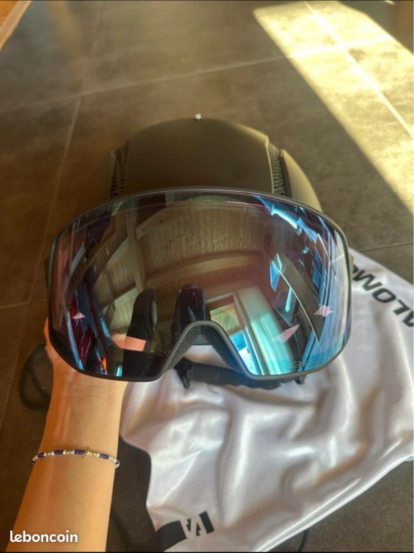 Casque visière Salomon Driver Prime Sigma Photo Mips Black Sky Blue - L (image 6)