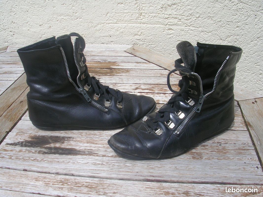 Boots année 80-90 T39 (ref 94) (image 2)
