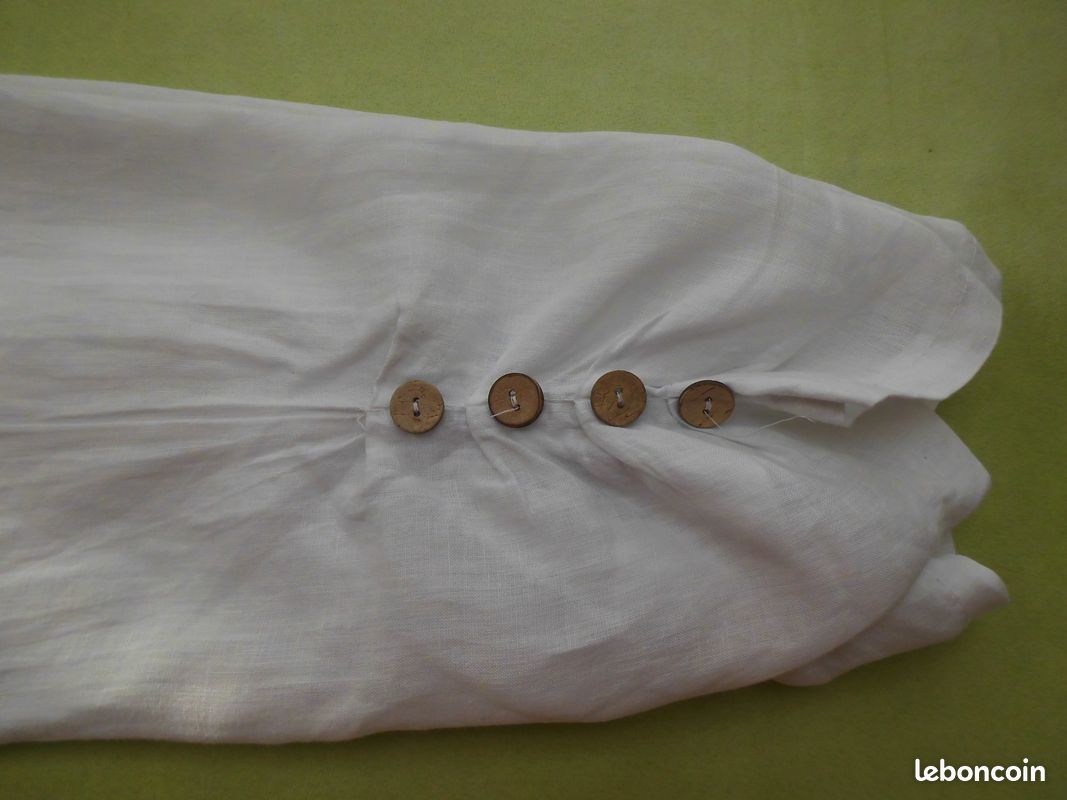 Pantalon été coton et lin style original fille 12 ans (image 3)