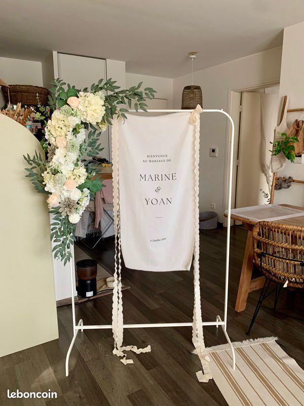 Support panneau de bienvenue mariage (image 4)