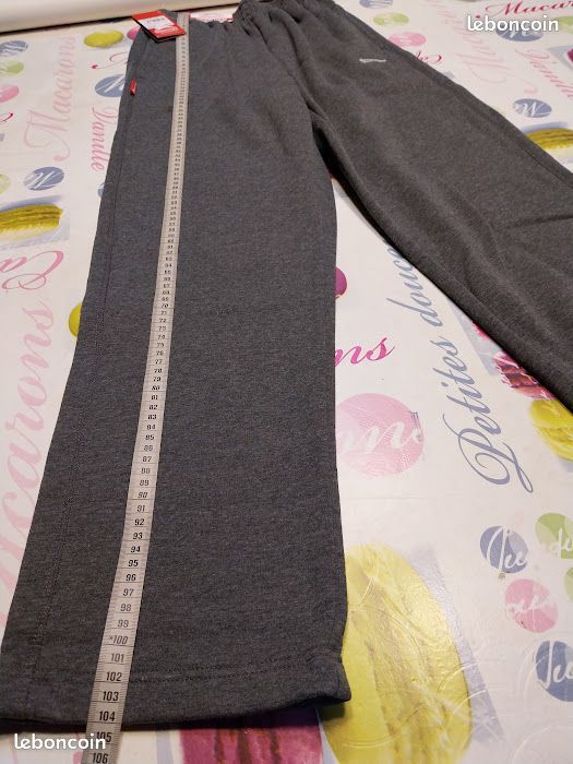 Pantalon de jogging taille S marque Slazenger gris unisex valeur 29.99euros coton polyester (image 3)