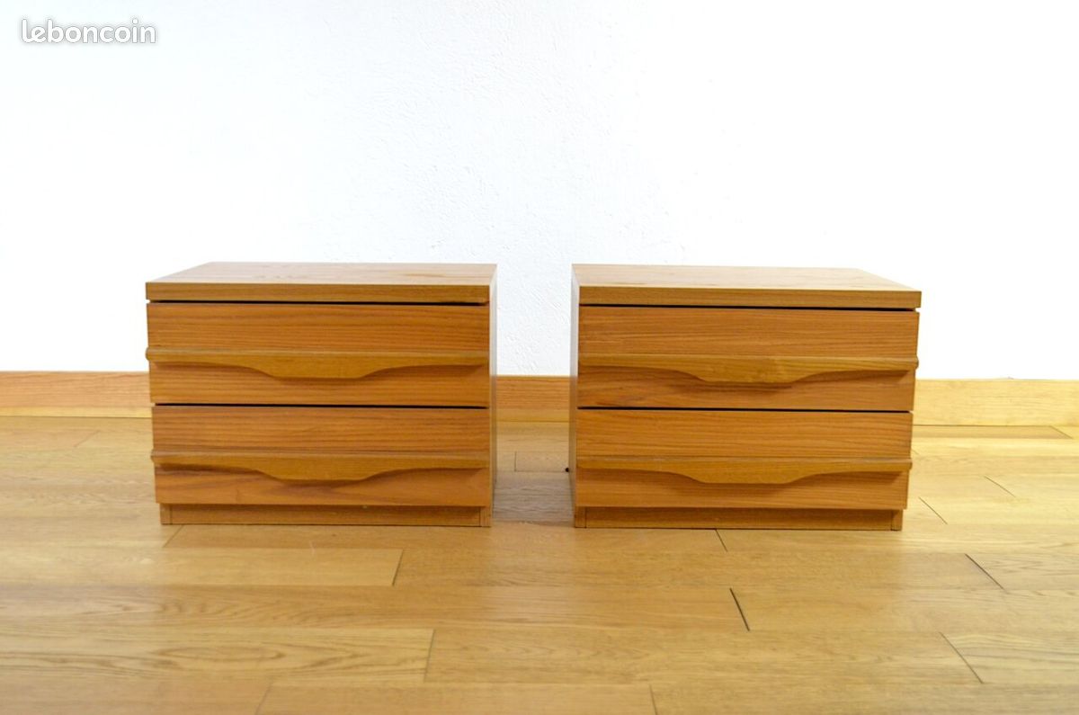 Paire de Chevets Vintage 1970 / 1980 (image 2)