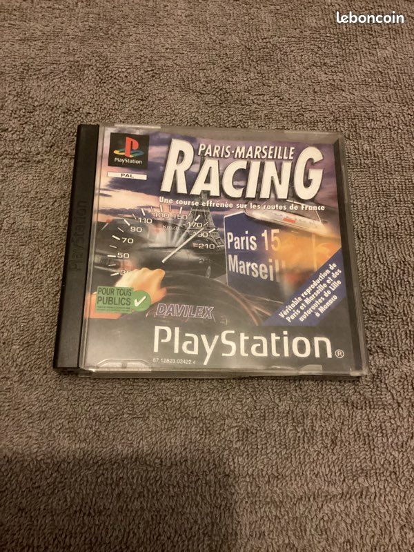 Paris-Marseille Racing - PSX - Jeu Occasion Pas Cher Paris-Marseille Racing - PSX - Jeu Occasion Pas Cher