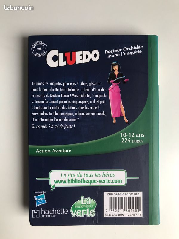 Livre Cluedo - Docteur Orchidée mène l'enquête (image 2)