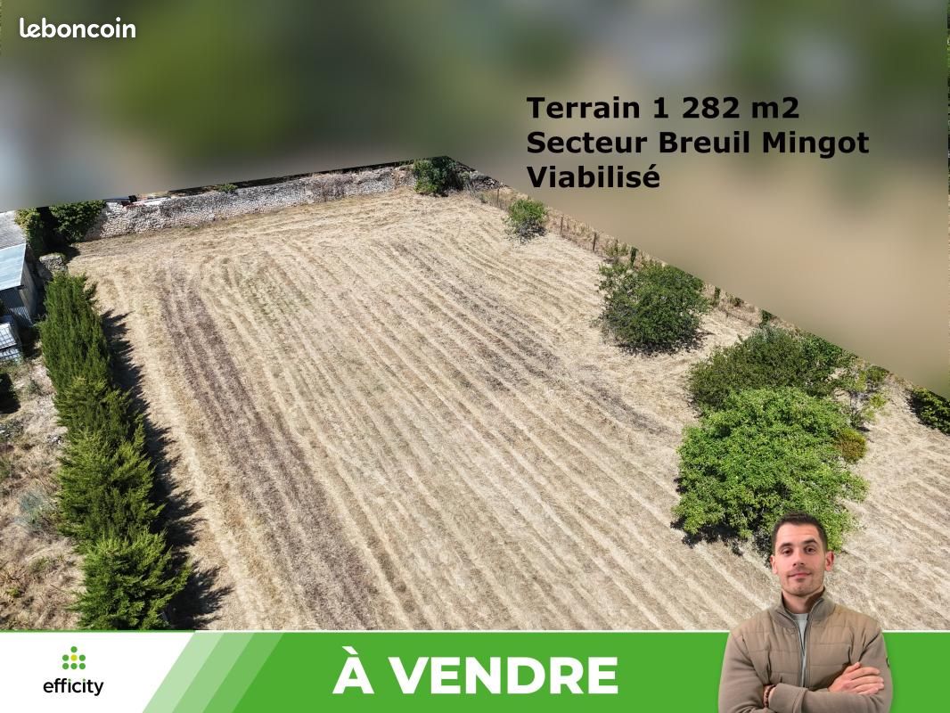 Terrain 1 282 m² Poitiers · 126 000 €