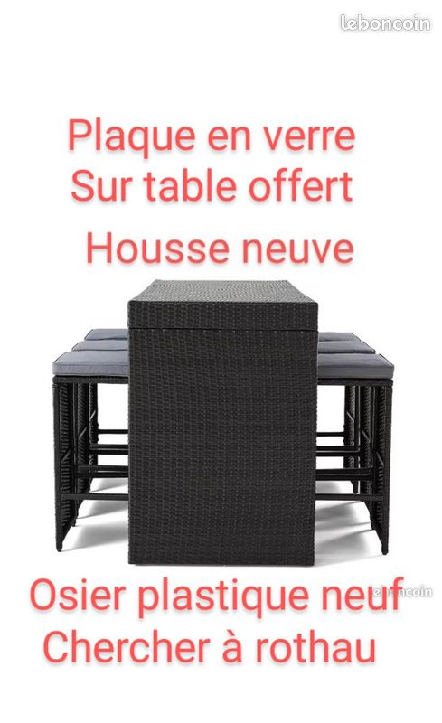 Splendide ensemble terrasse extérieure bar (image 1)