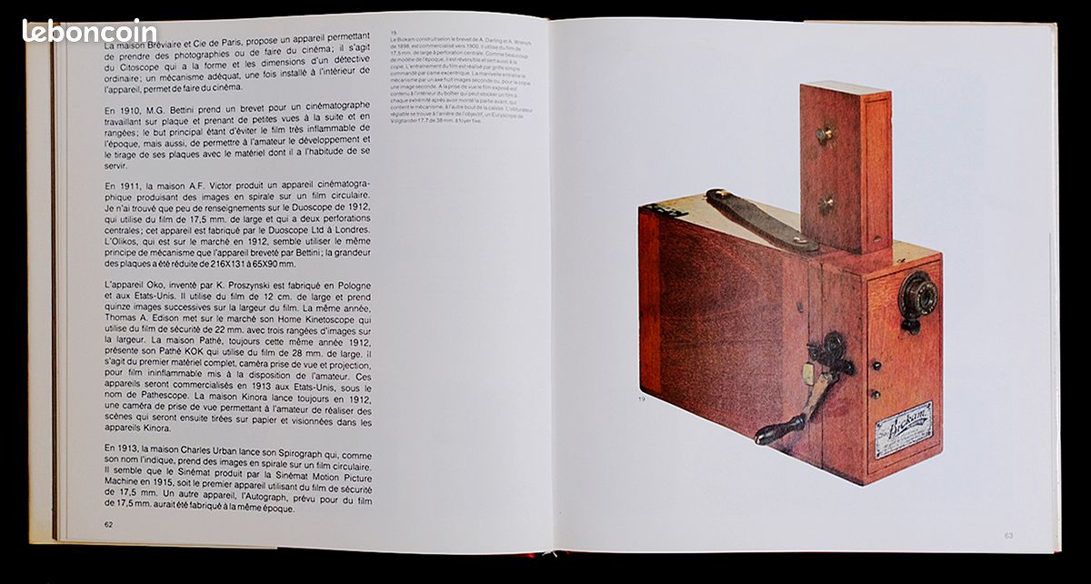 Livre Cinéma - “Histoire de la Caméra Ciné Amateur“ 1979 (image 3)