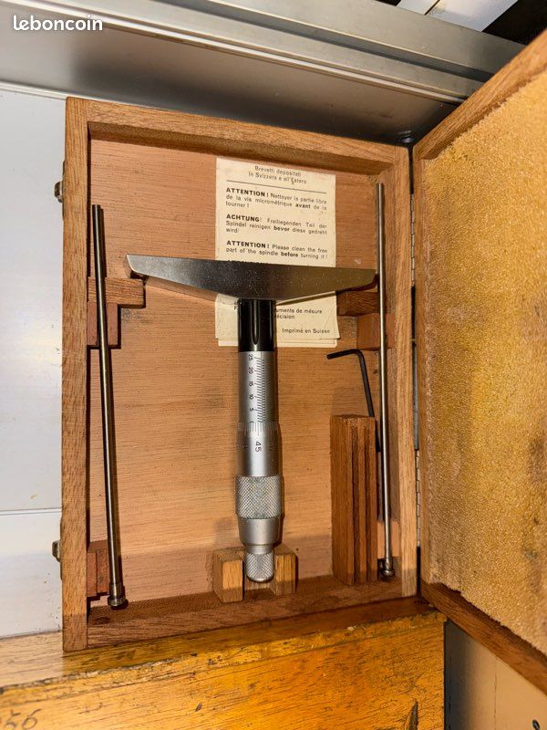 Atelier d’usinage complet – Tour Schaublin 102 + Fraiseuse + Très gros lot d’outillage (image 18)