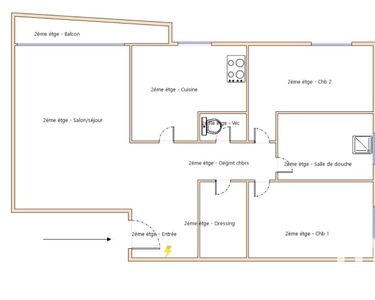 Appartement 259 000 € - 69 m²