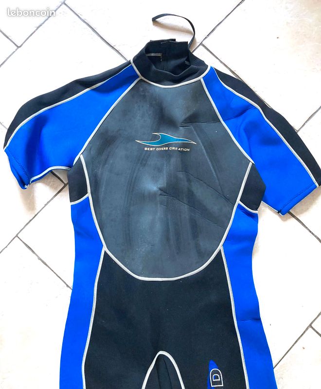 Combinaison Shorty En Néoprène 3 Mm Pour Hommes Et Femmes – Fermeture éclair Dos, Coupe Ergonomique – Idéale Pour Surf, Plongée Et Piscine
