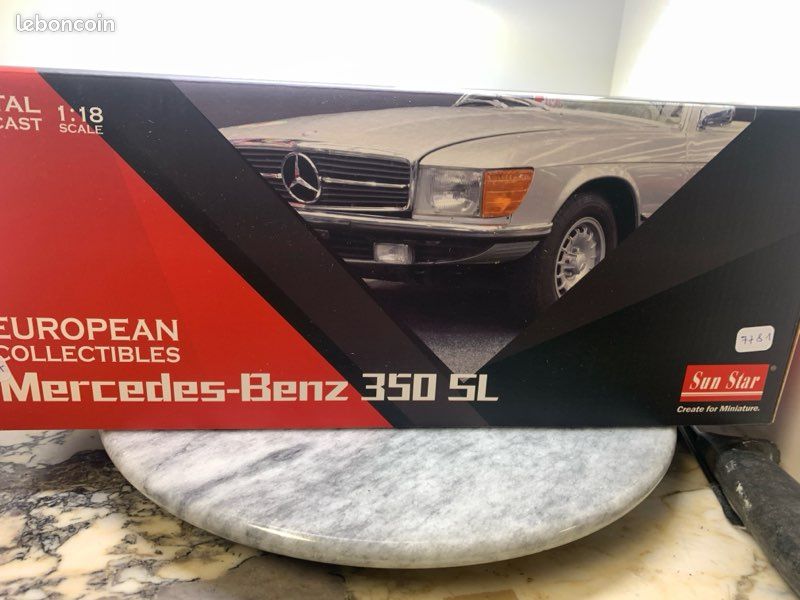 Mercedes 350SL (R107) crème 1977/1983 SUNSTAR 1/18 (image 5)