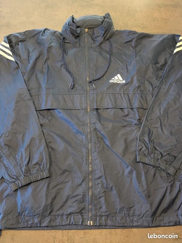 Veste Bomber Freshjive Occasion Taille XL - Couleur Marron Coton - Modèle Années 2000