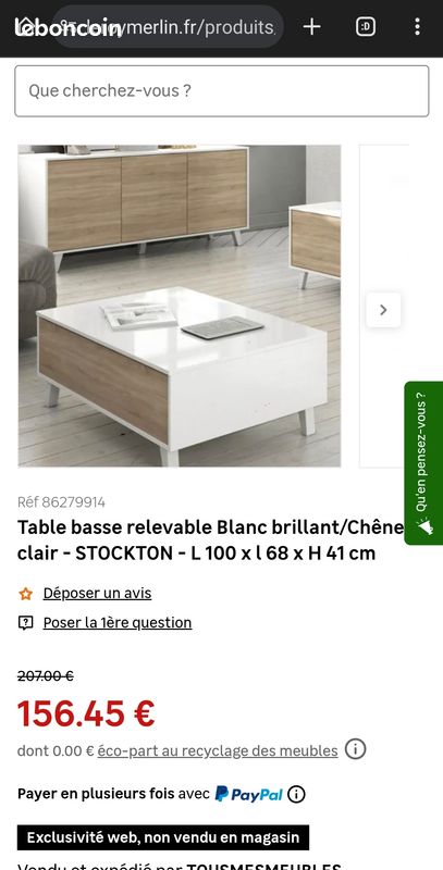 Magnifique table basse (image 6)