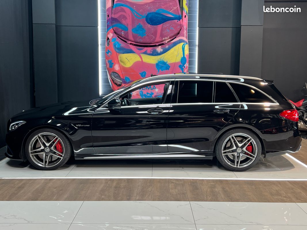 MERCEDES-BENZ C63S AMG Break V8 4.0 510cv | Toit ouvrant | Échappement sport | Pack carbone | (image 11)