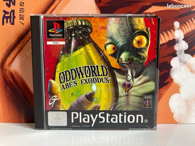 Cd oddworld l'exode d'abe ps1 - Jeux vidéo