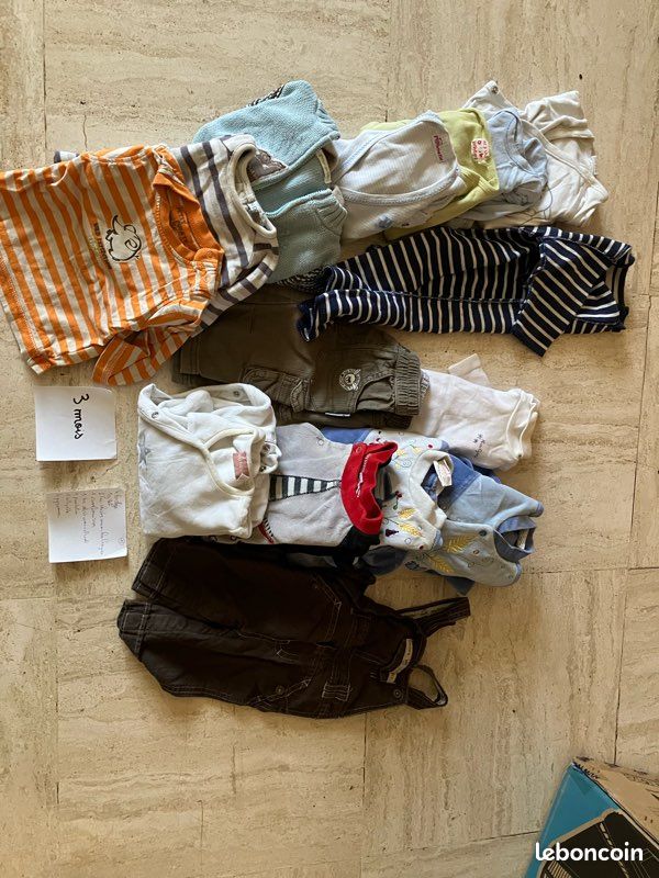 Vêtements bébé garçon 3 mois (image 1)