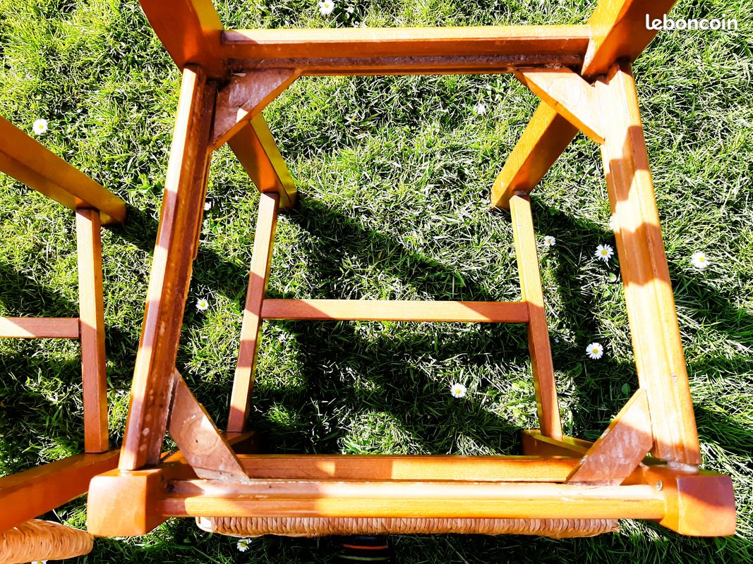 Chaise en paille de cuisine (image 7)