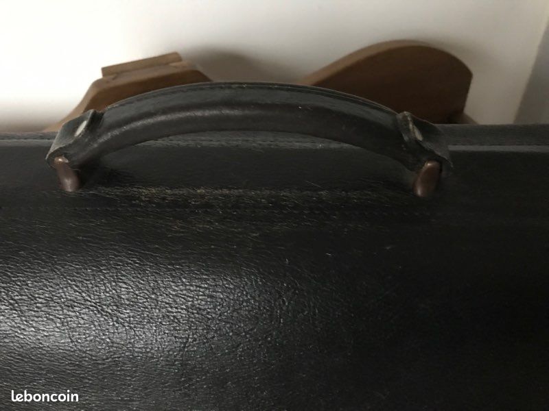 Sacoche Lancaster cuir noire (image 2)