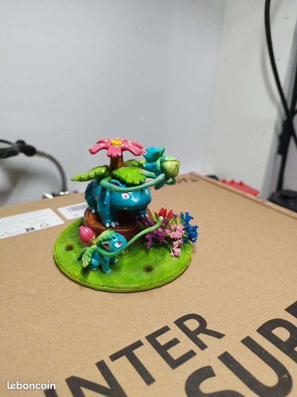 Pokemon Tomy CGTSJ – Bulbizarre & Herbizarre & Florizarre / Bulbasaur & Ivysaur & Venusaur – Retro Japan