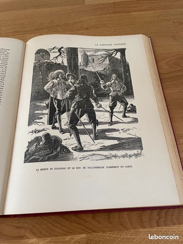 Livre ancien 1948 capitaine Fracasse (image 2)