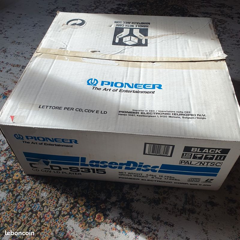 Lecteur LaserDisc PIONEER CLD-S315 PAL/NTSC | CD CDV LD player| En très bon état | eBay Lecteur LaserDisc PIONEER CLD-S315 PAL/NTSC | CD CDV LD player| En très bon état | eBay