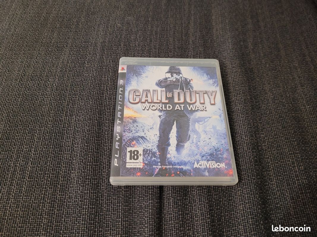 Call Of Duty: World At War – PS3 – Jeu Complet En Français (très Bon état)