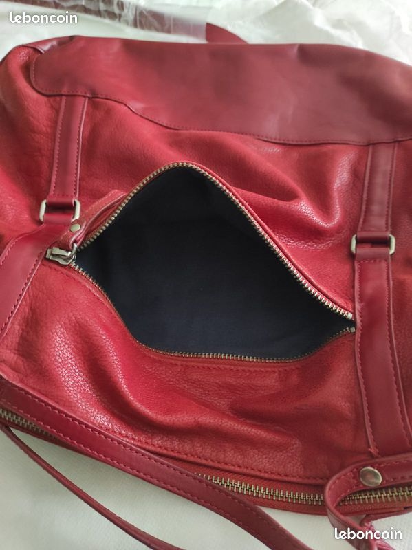 Nat et Nin sac cabas Macy Col. Carmin (image 12)