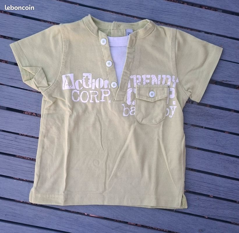 Tee-shirt. Taille 12 mois. 
2 (image 1)