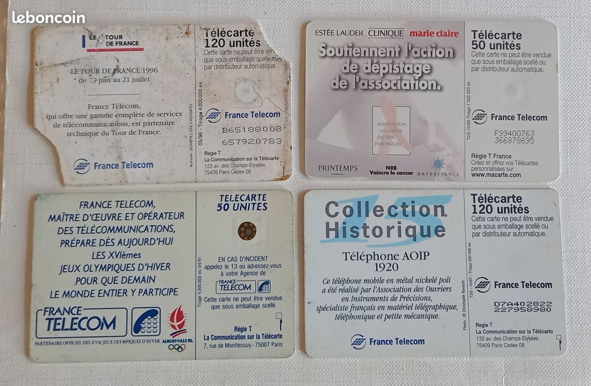 Télécartes Anciennes (image 2)