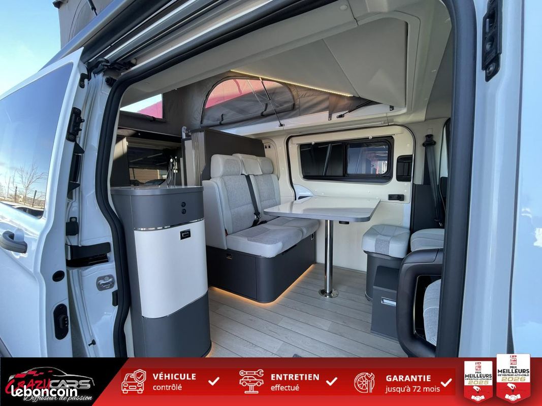 Westfalia custom nugget plus ford kelsey 2.0 ecoblue 170 - cam - camper pack - toit relevable (image 25)