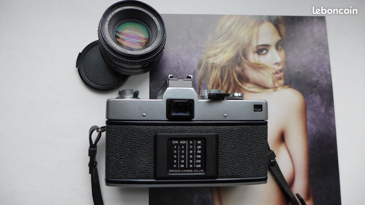 Minolta SRT-303b Argentique Avec Objectif MC Rokkor-PF 50mm F/1.7 - Occasion
