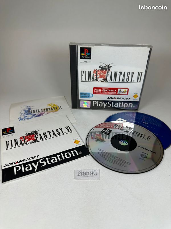 Final Fantasy VI (6) Sur PS1 - Sony PlayStation 1 - Version PAL - Bon état