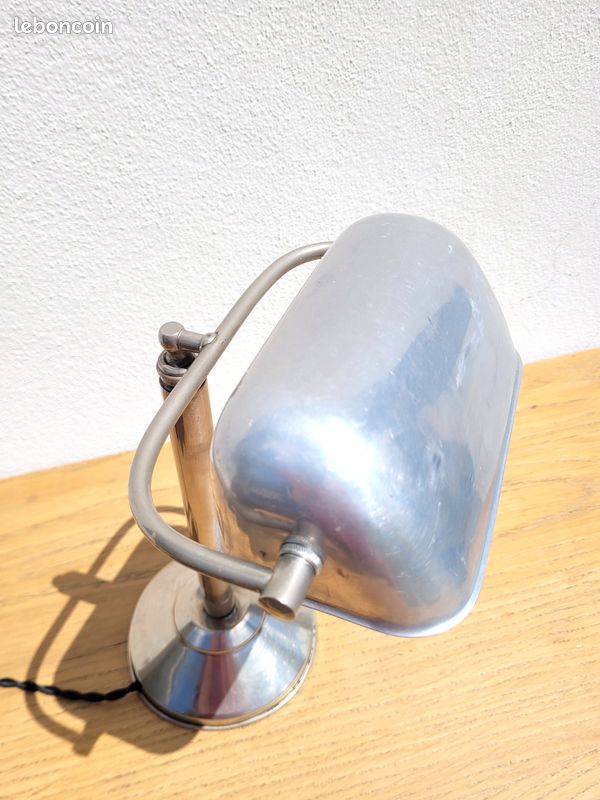 Lampe de bureau vintage en aluminium (image 3)