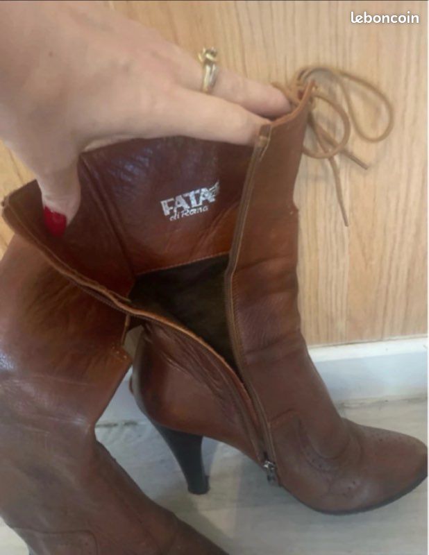 Bottes pour femme cuir (image 2)